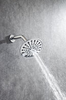 Supfirm 6 In. 6-Spray Balancing Shower Head Shower Faucet