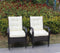 Supfirm 2-Piece Liberatore Dining Chairs with Cushions (Beige Cushion)