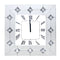 Supfirm ACME Hessa Wall Clock in Mirrored & Faux Rhinestones 97406