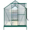 Supfirm 6.3'*10.2'*7' Polycarbonate Greenhouse, Heavy Duty Outdoor Aluminum Walk-in Green House Kit with Rain Gutter, Vent and Door for Backyard Garden, color green