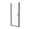 Supfirm 30 in. to 31-3/8 in. x 72 in. Semi-Frameless Pivot Shower Door with 1/4" Clear Glass, Certified Thick Clear Tempered Glass, 304 Stainless Steel Hardware (Black)