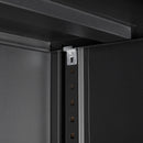 Supfirm Metal Storage Cabinet with Locking Doors and Adjustable Shelf, Folding Filing Storage Cabinet , Folding Storage Locker Cabinet for Home Office,School,Garage, Black