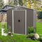Supfirm 8ft x 4ft Outdoor Metal Storage Shed