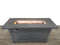 Supfirm Living Source International 24" H x 54" W Steel Outdoor Fire Pit Table with Lid
