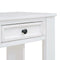 Supfirm TREXM Console Table/Sofa Table with Storage Drawers and Bottom Shelf for Entryway Hallway(Antique White)