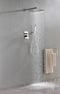 Supfirm Shower Set System Bathroom Luxury Rain Mixer Shower Combo Set Wall Mounted Rainfall Shower Head Faucet