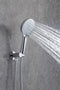 Supfirm Tub Shower Faucets Sets Complete Bathtub Faucet Set Brushed Nickel Bathtub Shower System with Tub Spout, Bathroom Tub and Shower Faucet Combo Trim Kit with Rough-in Valve