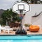 Supfirm Portable Poolside Basketball Hoop Swimming Pool 3.1ft to 4.7ft Height-Adjustable Basketball System Goal Stand for Kids