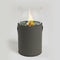 Supfirm Grey Mini Fire Pit, Tabletop Fire Pit, Ethanol Fire Pit, Portable Fireplace for Indoor & Garden for Dinner Parties, Home Decoration