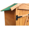Supfirm XWT011 WOODENSHED Natural for backyard garden big Tool storage Flat roof tool room 63.58"X 24.6"X 53.15"