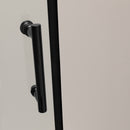 Supfirm Shower Door 48" W x 76"H Single Sliding Bypass Shower Enclosure,Matte Black