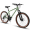 Supfirm Ecarpat Mountain Bike 27.5 Inch Wheel, 21-Speed Disc Brakes Trigger Shifter, Carbon Steel Frame Mens Womens Trail Commuter City Snow Beach Mountain Bikes Bicycles