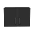 Supfirm Medford 2-Door Rectangle Wall Cabinet Black Wengue