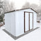 Supfirm Metal garden sheds 6ftx8ft outdoor storage sheds white+offee