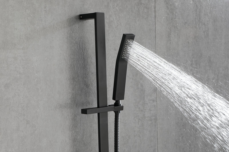 Supfirm Eco-Performance Handheld Shower with 28-Inch Slide Bar and 59-Inch Hose