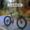 Supfirm S24109 Elecony 24 Inch Fat Tire Bike Adult/Youth Full 7 Speeds Mountain Bike, Dual Disc Brake, High-Carbon Steel Frame, Front Suspension, Mountain Trail Bike, Urban Commuter City Bicycle