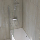 Supfirm Goodyo 31"X55" Bathtub Screen Framless Shower Door Tempered Glass Shower Panel