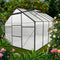 Supfirm 6x10 FT Polycarbonate Greenhouse Raised Base and Anchor Aluminum Heavy Duty Walk-in Greenhouses for Outdoor Backyard in All Season