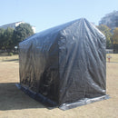 Supfirm 6x12ft heavy duty outdoor storage shelter portable garage for motorcycle, bike, garden tools, ATV, grey
