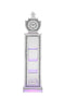 Supfirm ACME Noralie GRANDFATHER CLOCK W/LED Mirrored & Faux Diamonds AC00351