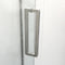 Supfirm Shower Door 34-1/8" x 72" Semi-Frameless Neo-Angle Hinged Shower Enclosure, Brushed Nickel