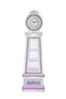 Supfirm ACME Noralie GRANDFATHER CLOCK W/LED Mirrored & Faux Diamonds AC00349