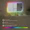 Supfirm 48X24 inch LED Bathroom Mirror with Lights Backlit RGB Color Changing Lighted Mirror for Bathroom Wall Dimmable Anti-Fog Memory Rectangular Vanity Mirror (RGB Multicolor Backlit + Front-Lighted