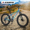 Supfirm S24109 Elecony 24 Inch Fat Tire Bike Adult/Youth Full  7 Speeds Mountain Bike, Dual Disc Brake, High-Carbon Steel Frame, Front Suspension, Mountain Trail Bike, Urban Commuter City Bicycle
