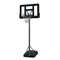 Supfirm Basketball Hoop Portable Basketball Goal System 6.5-10ft Adjustable 44in Backboard for Indoor Outdoor Black