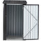 Supfirm Outdoor Storage Shed, 3 x 3 FT Metal Steel Garden Shed with Single Lockable Door, Small Shed Outdoor Steel Utility Tool Shed for Backyard Patio Garden Lawn