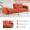 Orisfur. Linen Upholstered Modern Convertible Folding Futon Sofa Bed for Compact Living Space, Apartment, Dorm - Supfirm