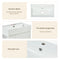 Supfirm 21.6" white Bathroom vanity, Combo Cabinet, Bathroom Storage Cabinet, Single Ceramic Sink, Right side storage - Supfirm