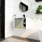 Supfirm 24'' Floating Wall-Mounted Bathroom Vanity with Ceramics Sink & Soft-Close Cabinet Door - Supfirm