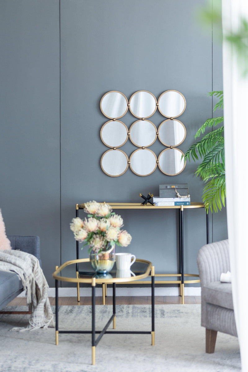 Supfirm 27.2" in Contemporary Decorative Wall Mirror with Mininalist Style for Bedroom,Liveroom & Entryway - Supfirm