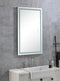36*24 LED Lighted Bathroom Wall Mounted Mirror with High Lumen+Anti-Fog Separately Control+Dimmer Function - Supfirm