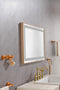 36*24 LED Lighted Bathroom Wall Mounted Mirror with High Lumen+Anti-Fog Separately Control - Supfirm