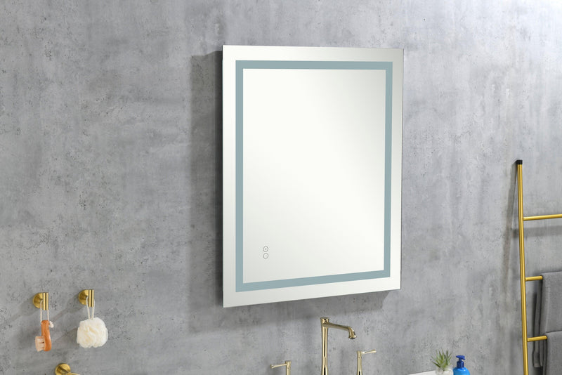Supfirm 36*30in Led Mirror for Bathroom with Lights,Dimmable,Anti-Fog,Lighted Bathroom Mirror with Smart Touch Button,Memory Function(Horizontal/Vertical) - Supfirm
