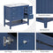 36" Bathroom Vanity without Sink, Cabinet Base Only, One Cabinet and three Drawers, Blue - Supfirm