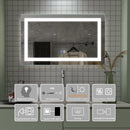 Supfirm 40 x 24 inch LED Bathroom Vanity Mirror Superslim Dimmable Anti Fog - Supfirm