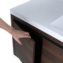 48 Inch Bathroom Cabinet With Sink,Soft Close Doors and Drawer,Float Mounting Design,48x18(KD-Packing) - Supfirm