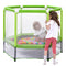 55'' Toddlers Trampoline with Safety Enclosure Net and Balls, Indoor Outdoor Mini Trampoline for Kids - Supfirm