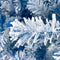 Supfirm 6FT Pre-Lit Hinged Artificial Fir ChristmasTree, Xmas Tree Snow Flocked Artificial Holiday Christmas Tree w/750 Branch Tips X-mas - Supfirm