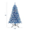 Supfirm 6FT Pre-Lit Hinged Artificial Fir ChristmasTree, Xmas Tree Snow Flocked Artificial Holiday Christmas Tree w/750 Branch Tips X-mas - Supfirm