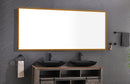 84x 36Inch LED Mirror Bathroom Vanity Mirror with Back Light, Wall Mount Anti-Fog Memory Large Adjustable Vanity Mirror - Supfirm