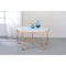 ACME Alivia Coffee Table in Rose Gold & Frosted Glass 81835 - Supfirm