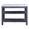 ACME Enapay Kitchen Island in Marble Top Top & Gray Finish AC00305 - Supfirm