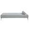 ACME Quenti Sofa Bed w/Pillow in Gray Melange Velvet LV00826 - Supfirm