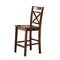 ACME Tartys Counter Height Chair (Set-2) in Cherry 72537 - Supfirm