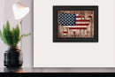 Supfirm "America The Beautiful" By Mollie B., Printed Wall Art, Ready To Hang Framed Poster, Black Frame - Supfirm
