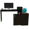 Axis Modern L-Shaped Computer Desk with Open & Closed Storages -Black - Supfirm